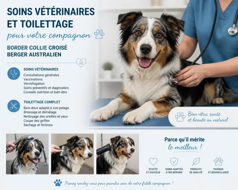 découvrez le berger australien croisé border collie, un chien mêlant intensité et intelligence pour un compagnon dynamique et plein d'énergie.