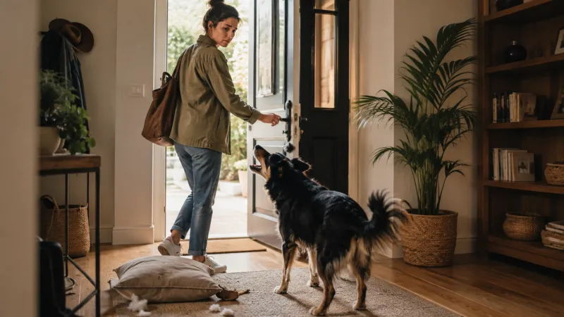 Mon chien aboie ou détruit dès que je pars : solitude, ennui ou anxiété de séparation ?